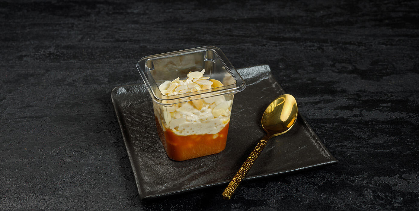 Милти: Рисовый пудинг с соленой карамелью