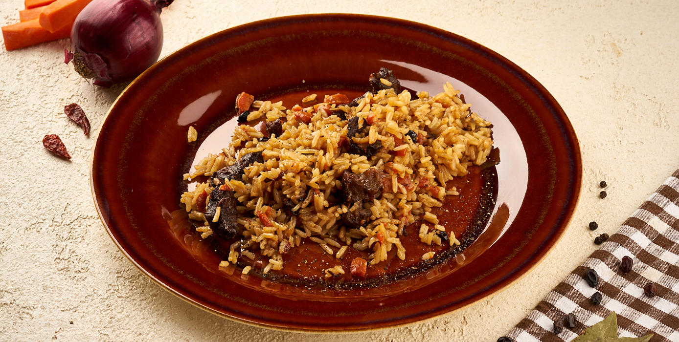 Милти: Плов с бараниной