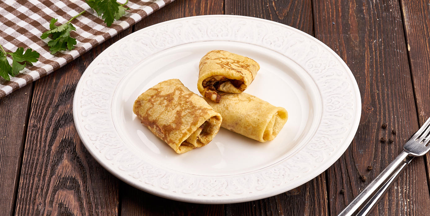 Милти: Блинчики с мясом