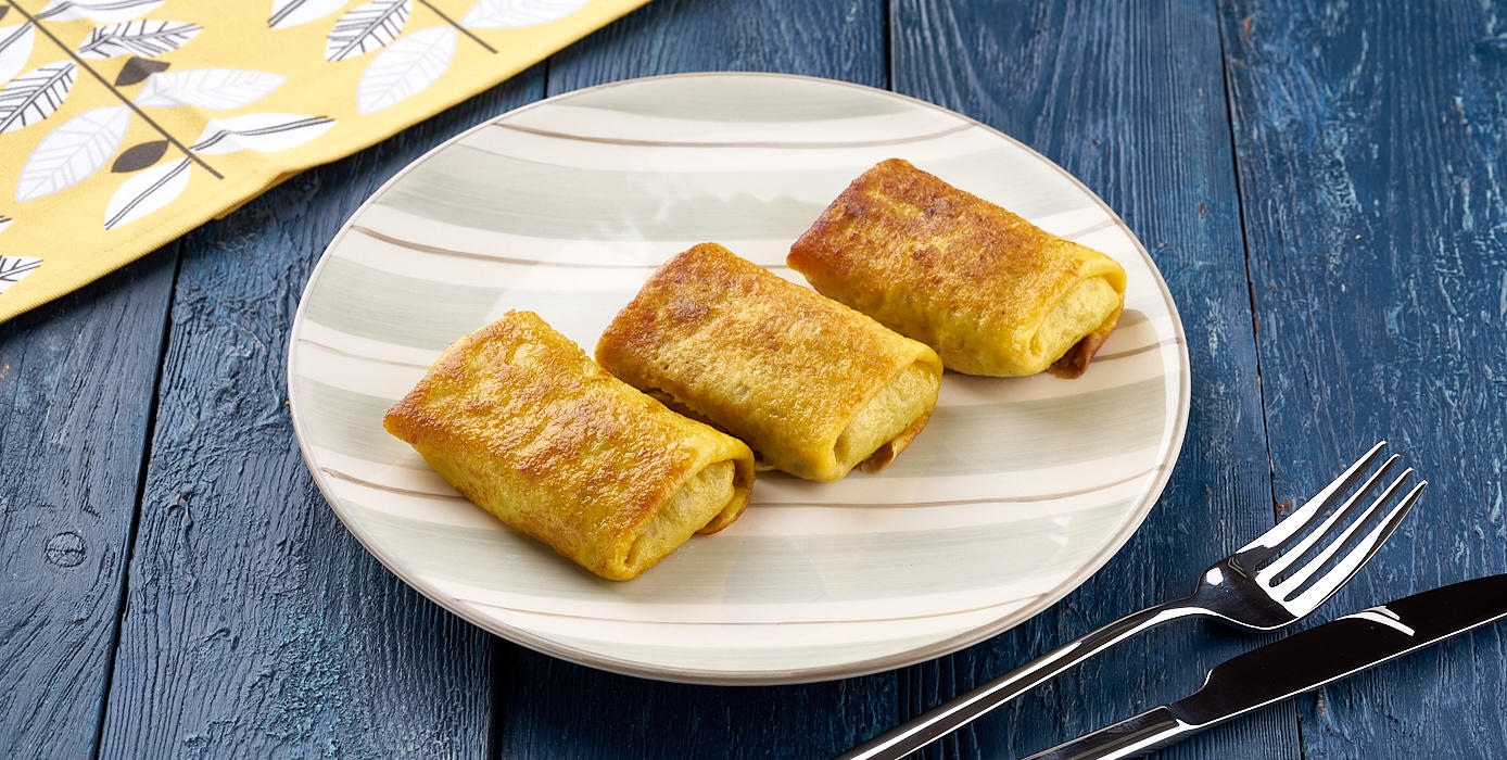 Милти: Кукурузные блинчики с печенью индейки